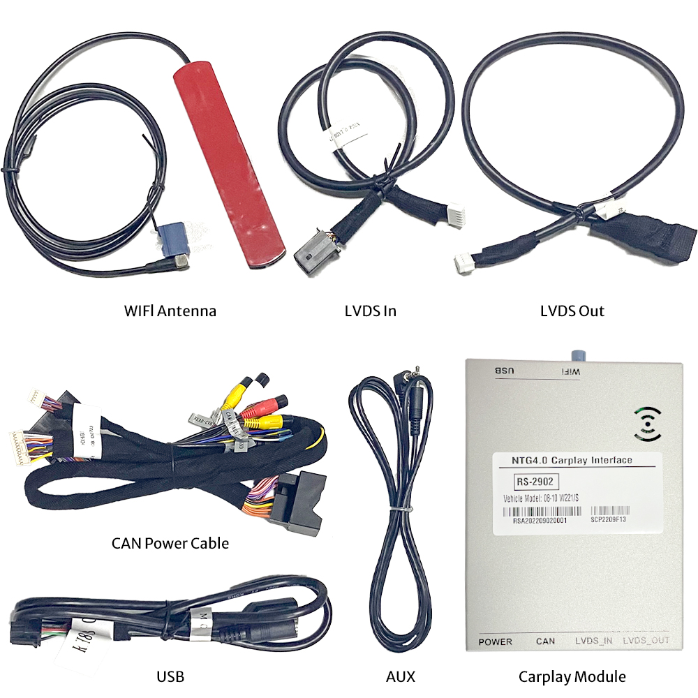 Mercedes Benz NTG4.0 (Square LVDS) 8" - Image 10