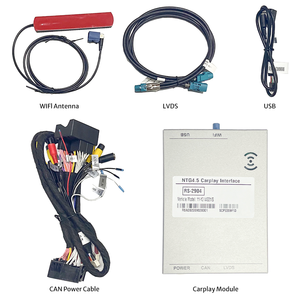 Mercedes Benz NTG4.5 (Round LVDS) 8" - Image 10