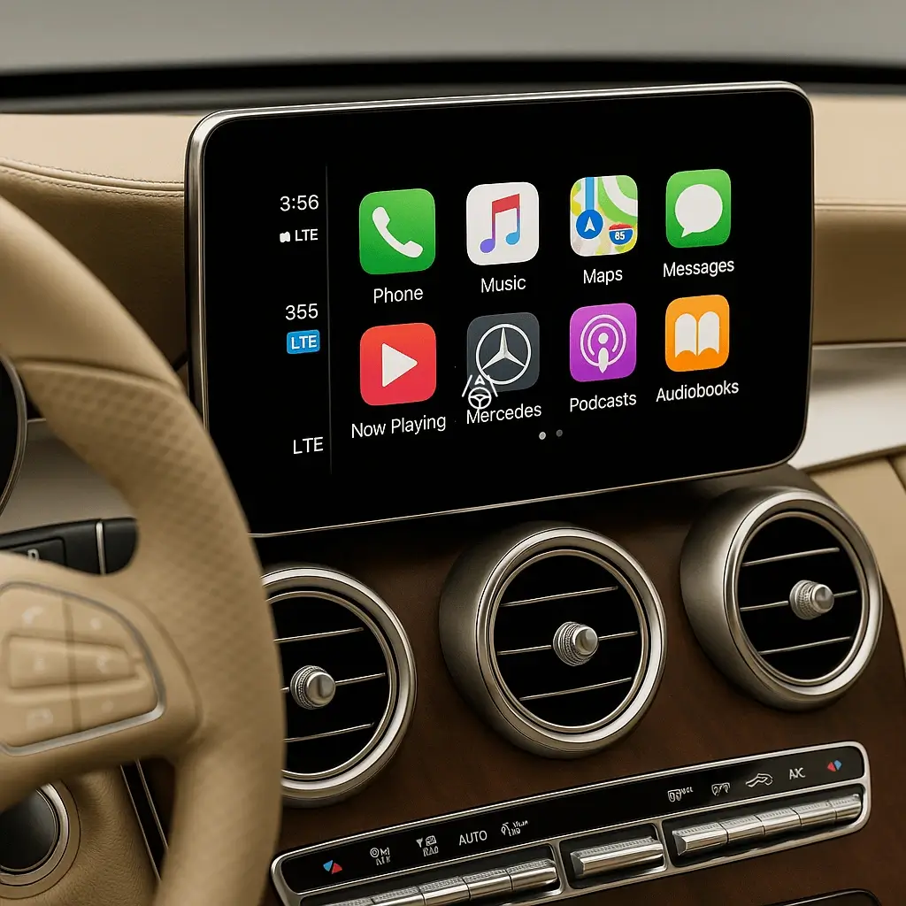 Mercedes Benz NTG4.5 (Round LVDS) 8" - Image 2